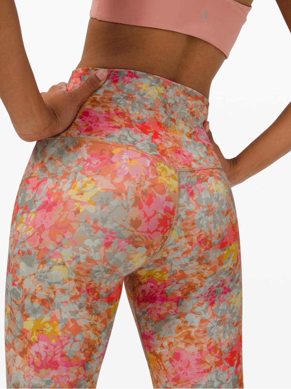 Lululemon Align Pant 25" leggings in the Inflorescence Multi
